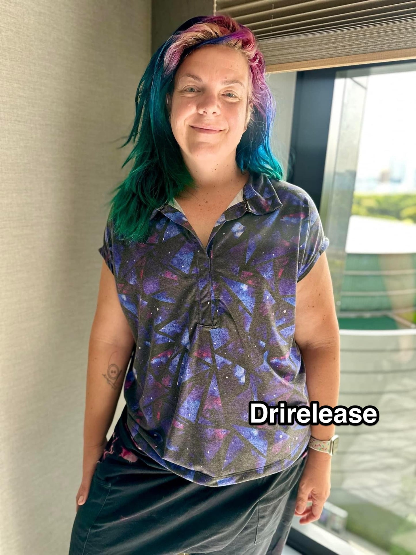 Athletic French Terry: Geometric Space