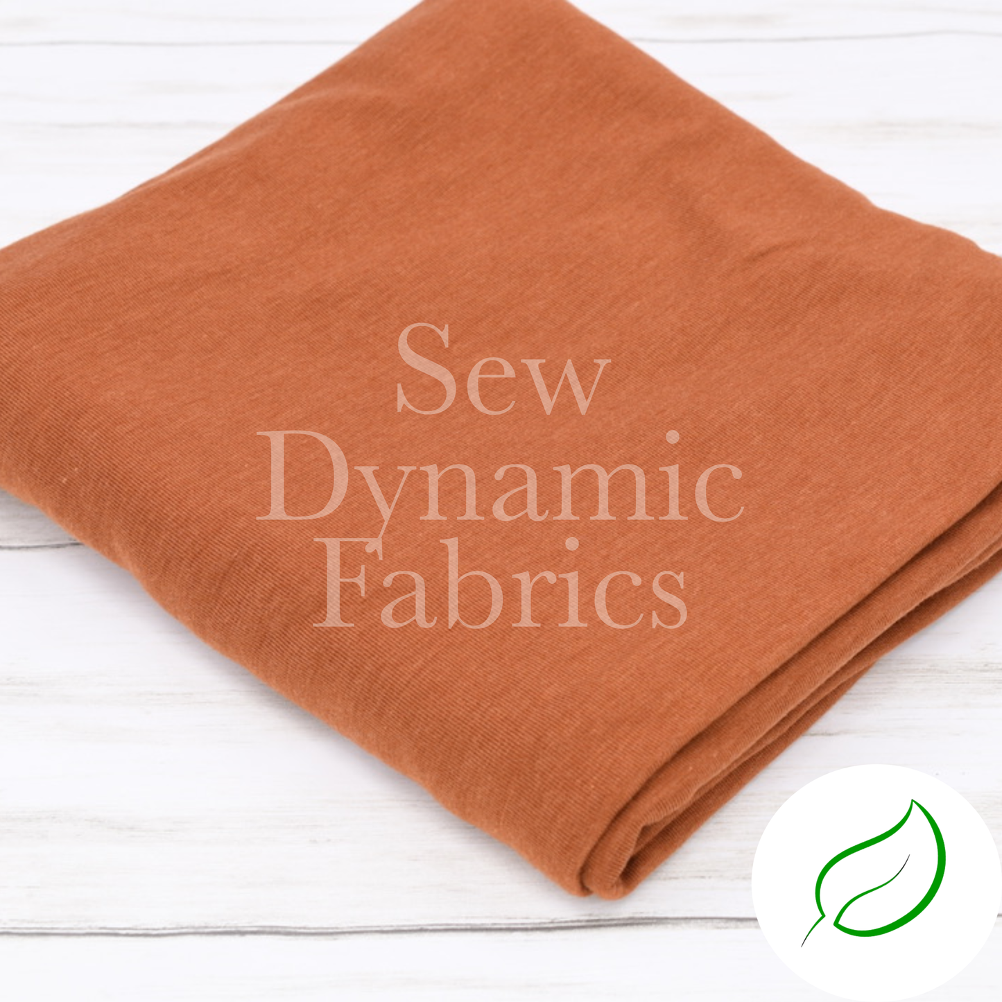 Jersey: Tencel/Organic Cotton/Spandex - Rust