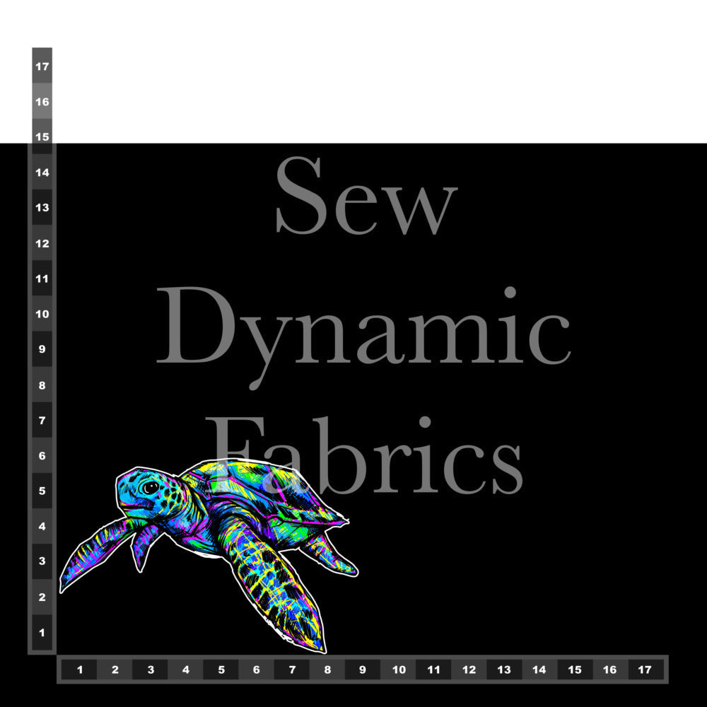Swim Poly: Turtle Panel (1 Yard Panel)