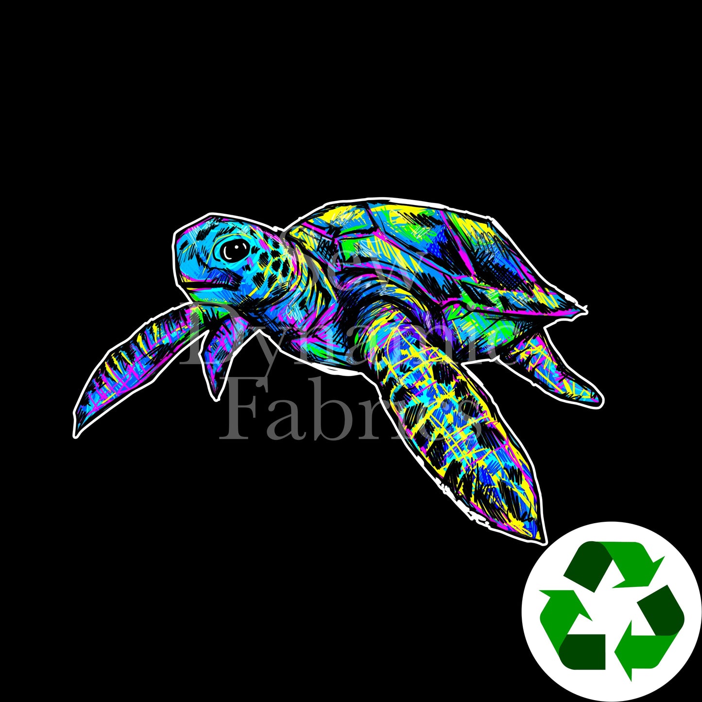Swim Poly: Turtle Panel (1 Yard Panel)
