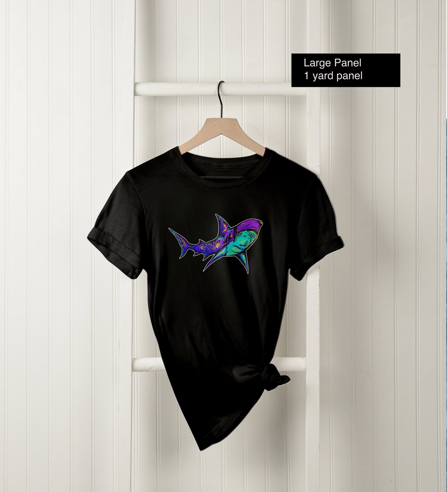 Swim Poly: Shark Panel (1 Yard Panel)