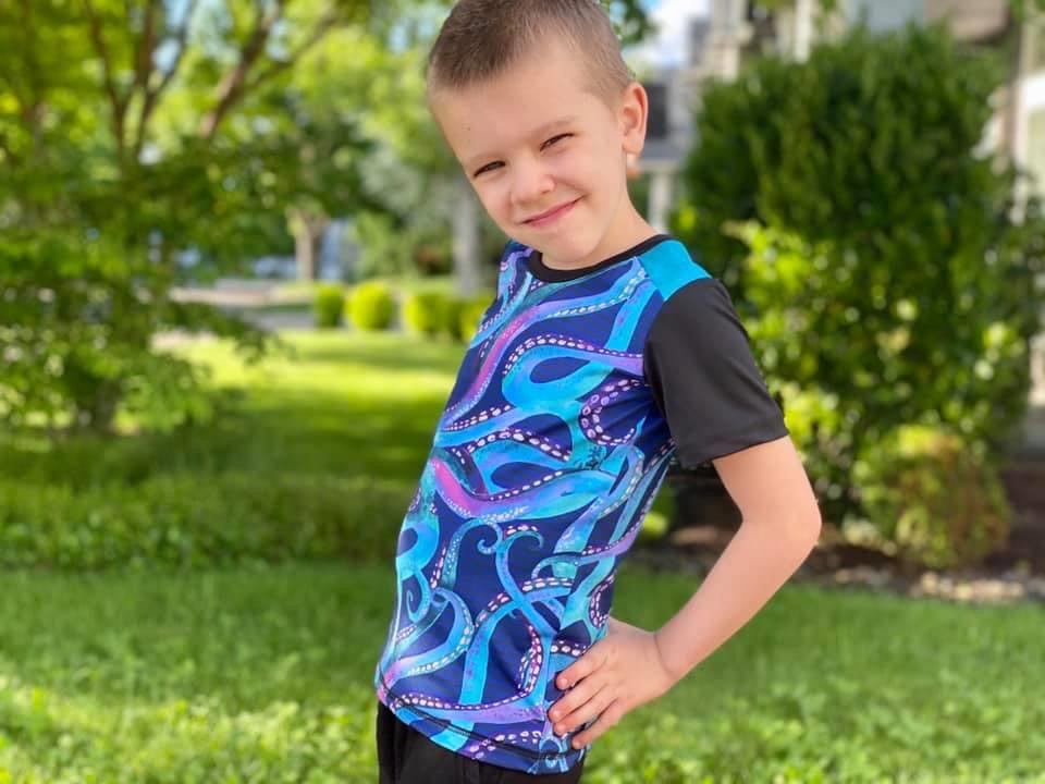 Tech Jersey: Watercolor Tentacles