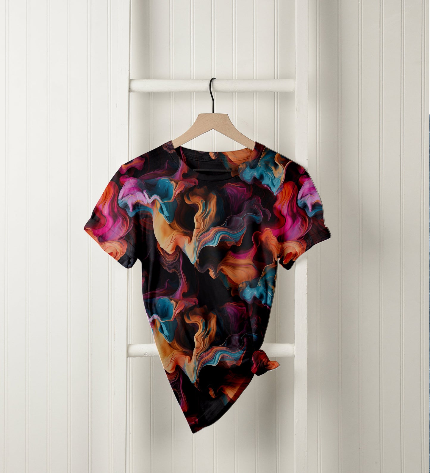Athletic French Terry: Ink Swirls