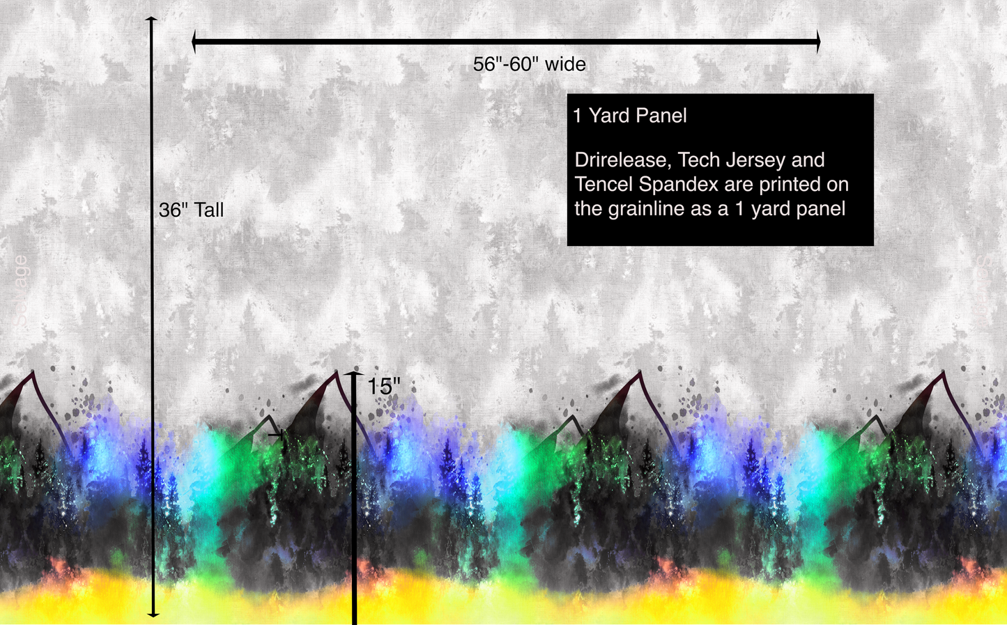 Drop 4: Painted Peaks Border Panel