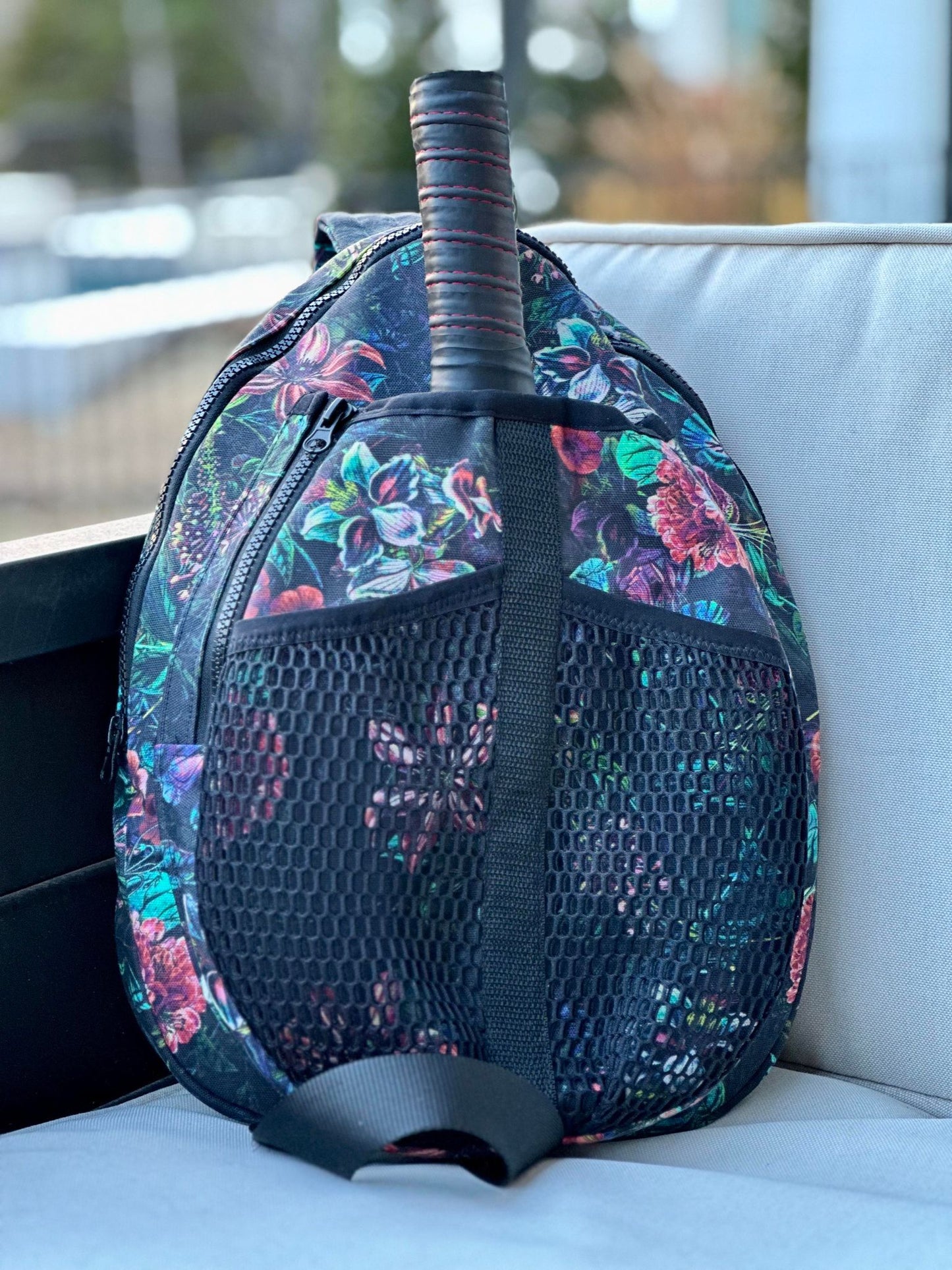 Recycled Panama Canvas: Floral Nights