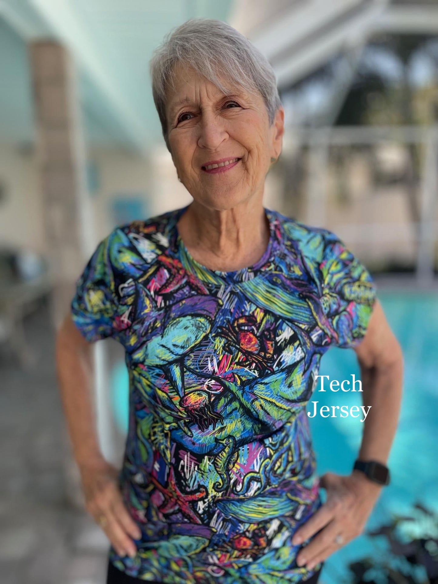 Brushed Jersey: Tagged by the Sea