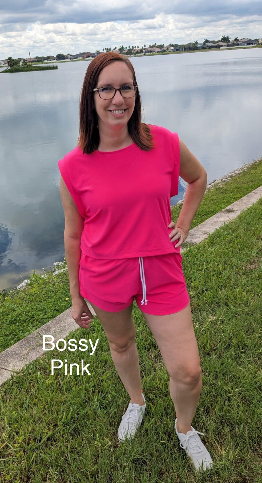 Tech Jersey Solids: Bossy Pink
