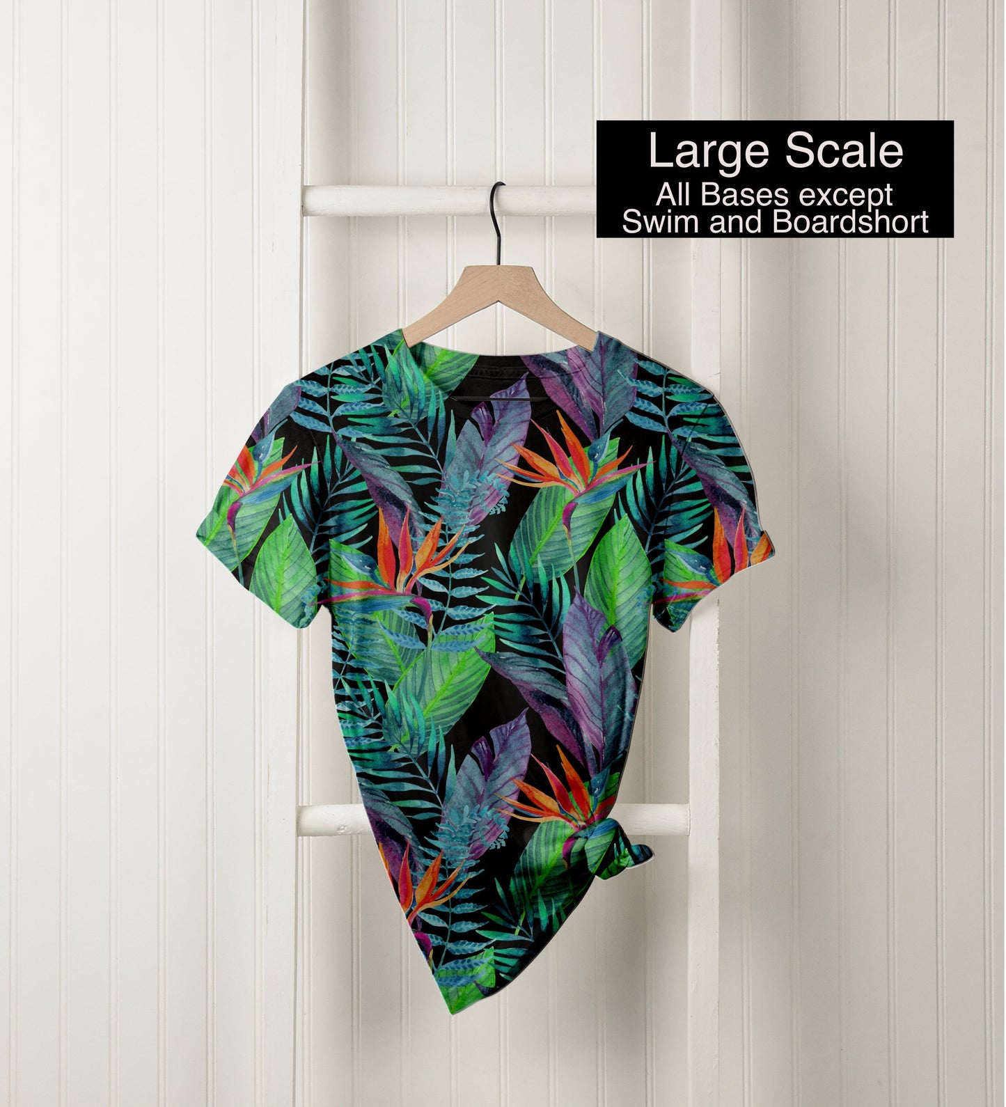 Boardshort: Bird of Paradise (18" Precut)