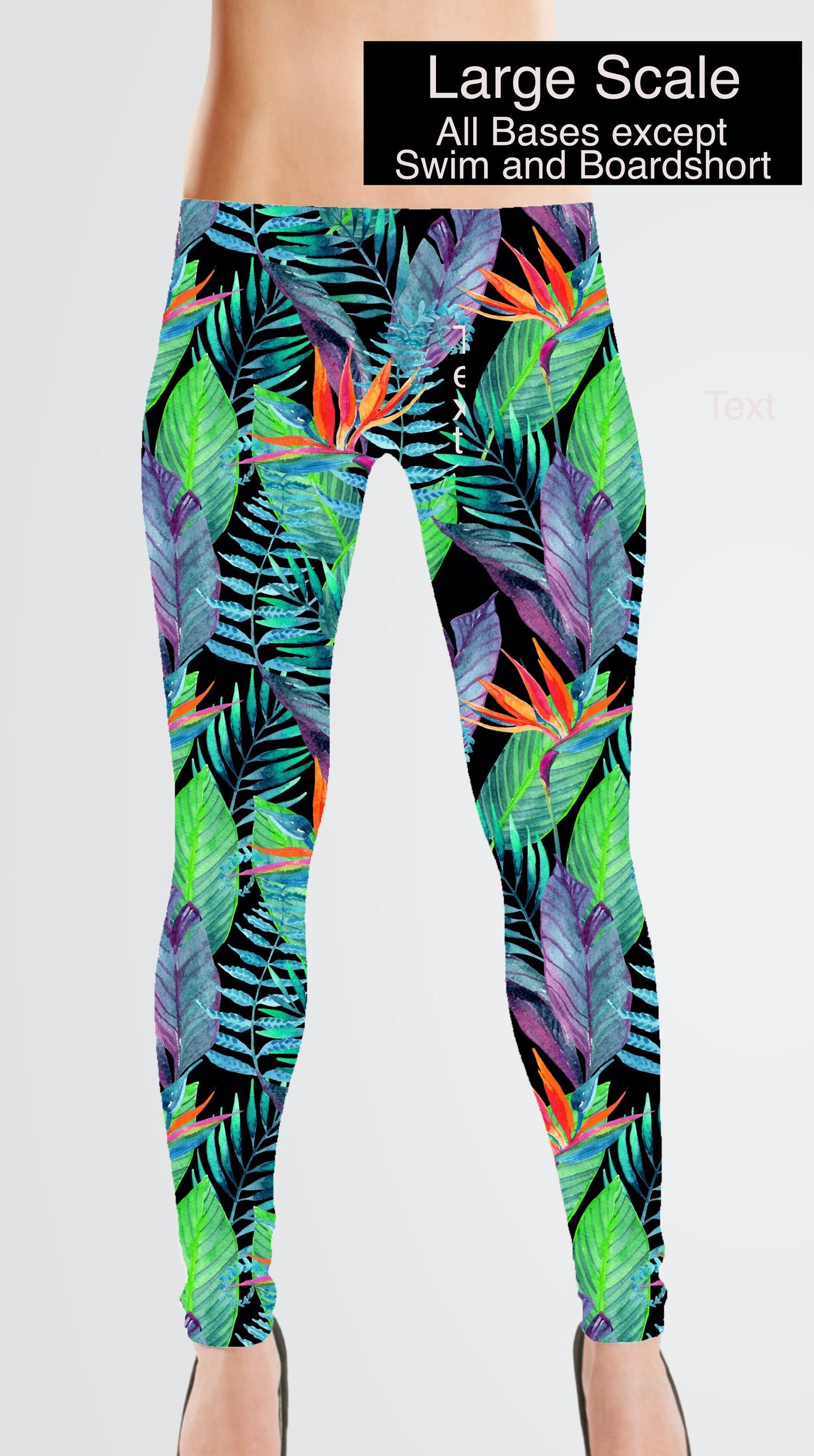 Boardshort: Bird of Paradise (18" Precut)
