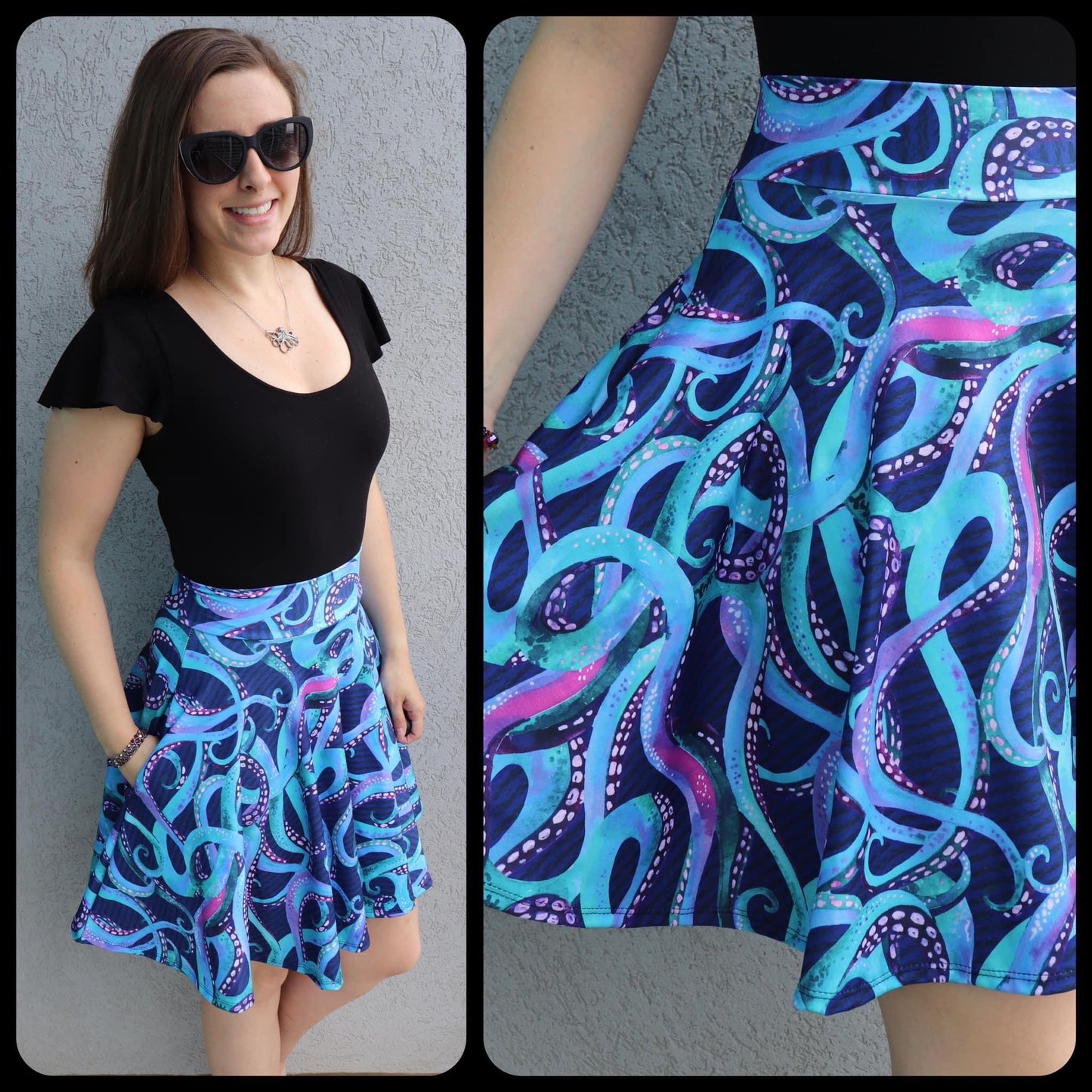 Tech Jersey: Watercolor Tentacles
