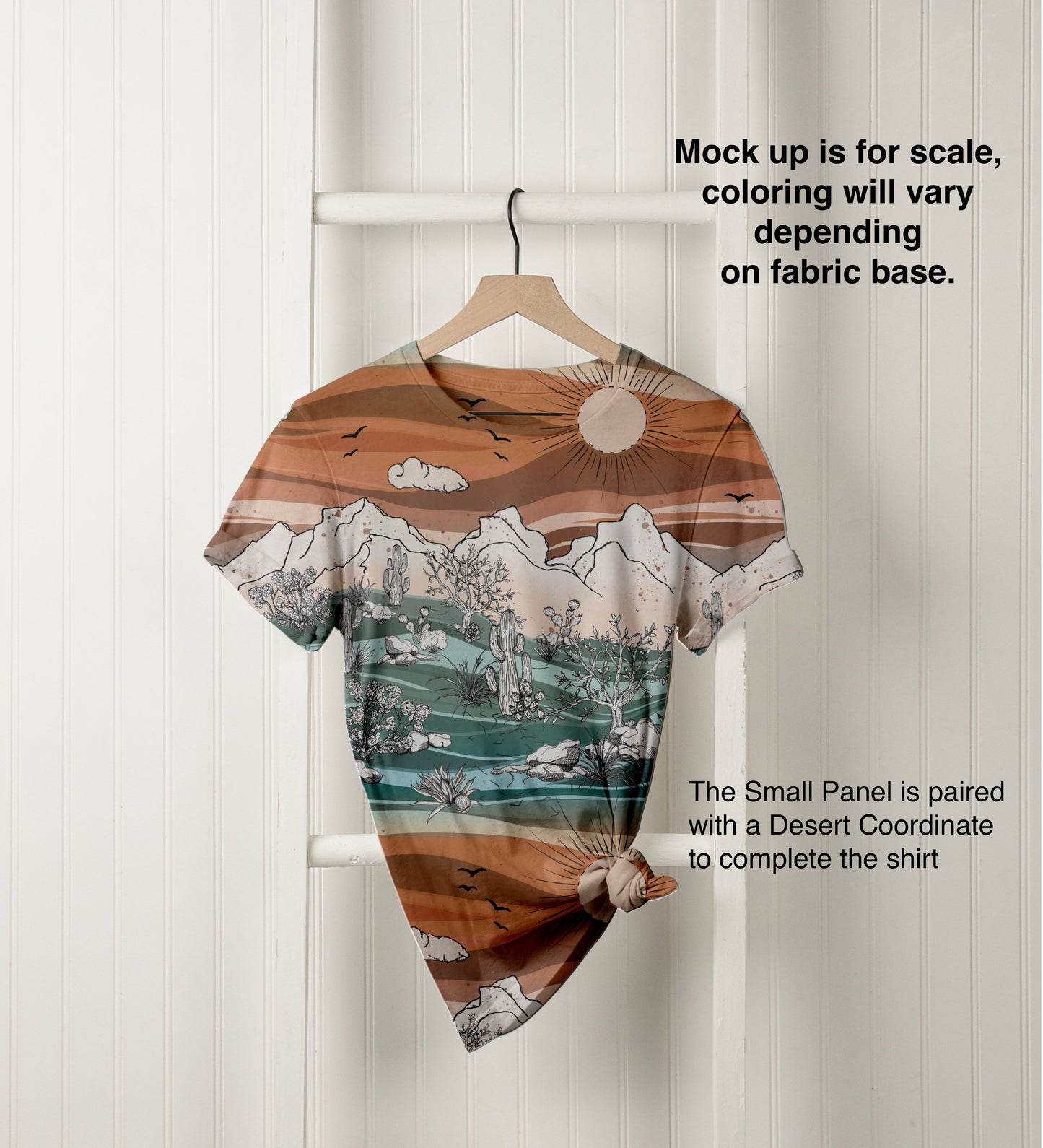 Brushed Jersey: Desert Landscape