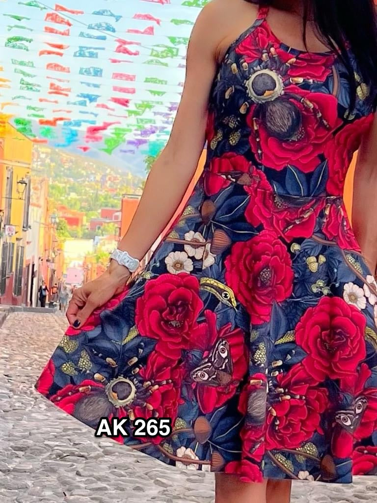 Athletic French Terry: Floral Tarantulas