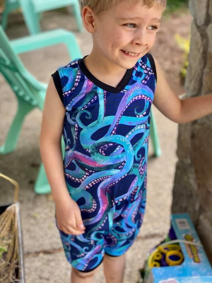 Tech Jersey: Watercolor Tentacles