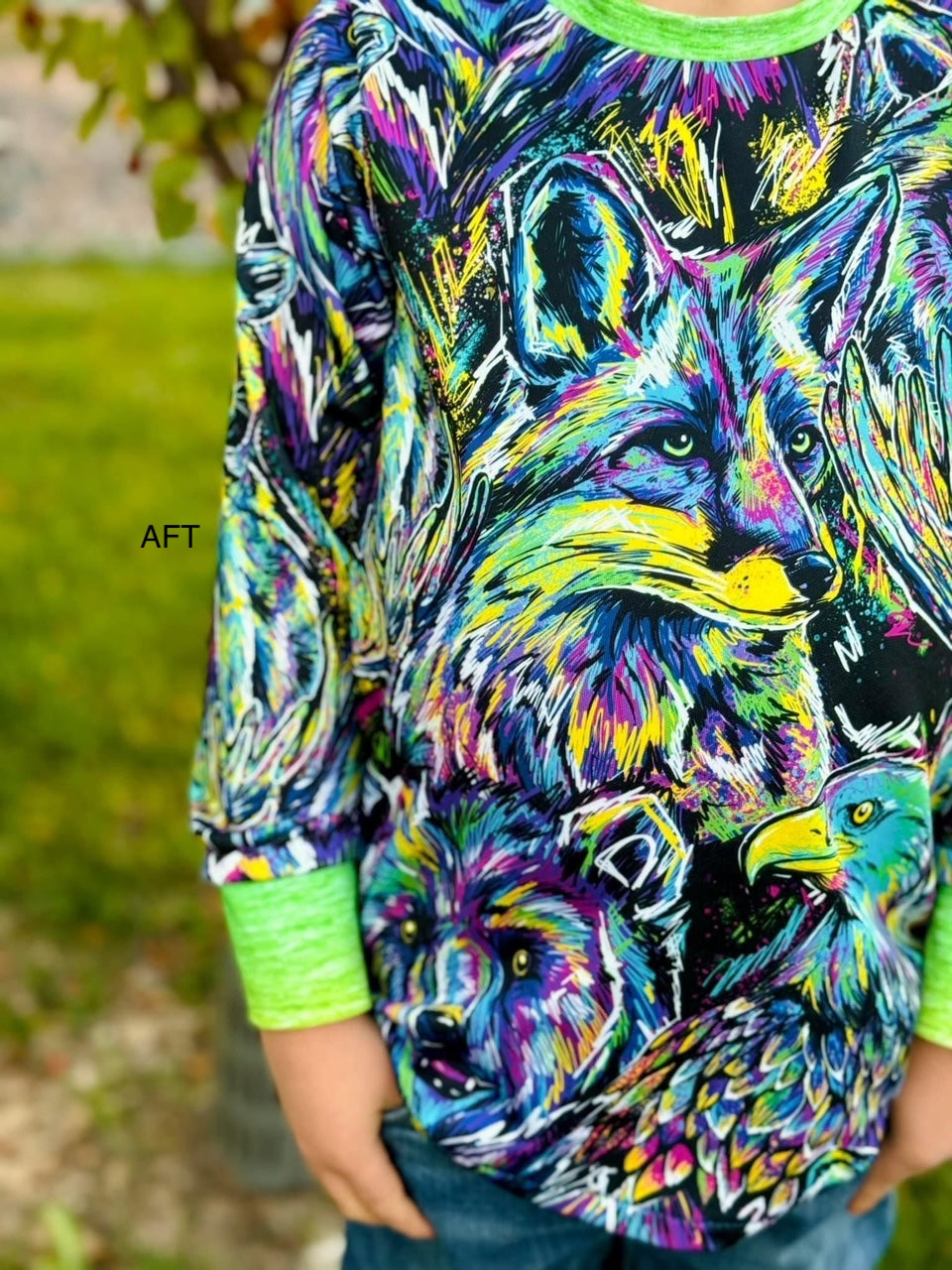 Brushed Jersey: Tagged by Nature