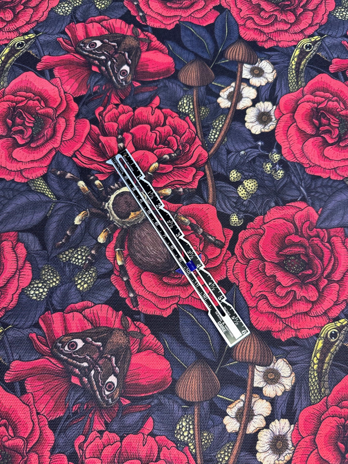 Flawed Panama Recycled Canvas: Spiders