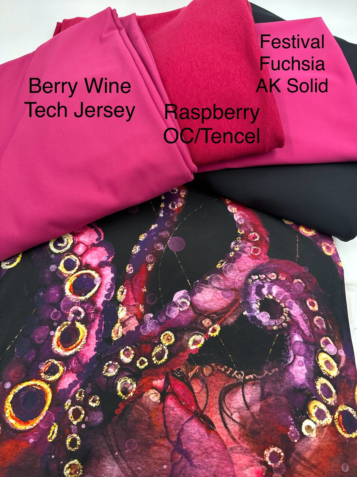 Athletic French Terry: Mystic Kraken Panel