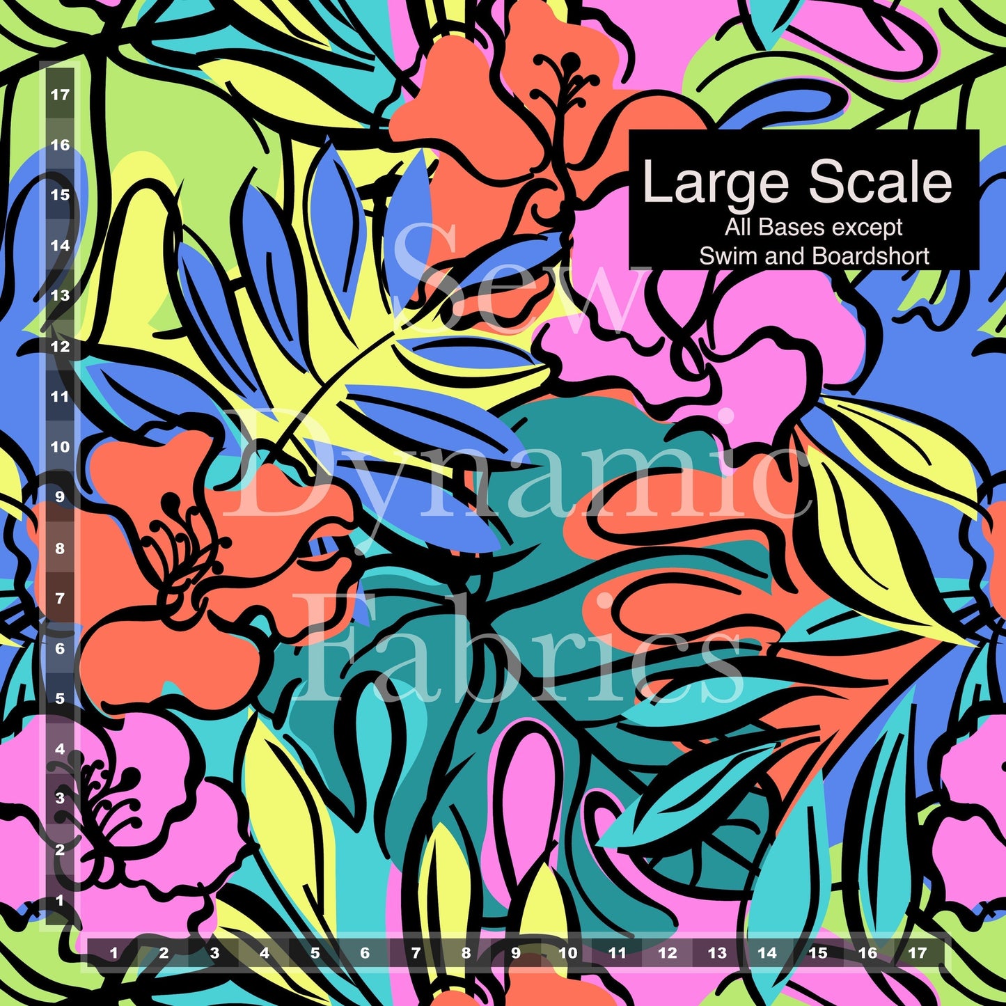 Boardshort: Hibiscus