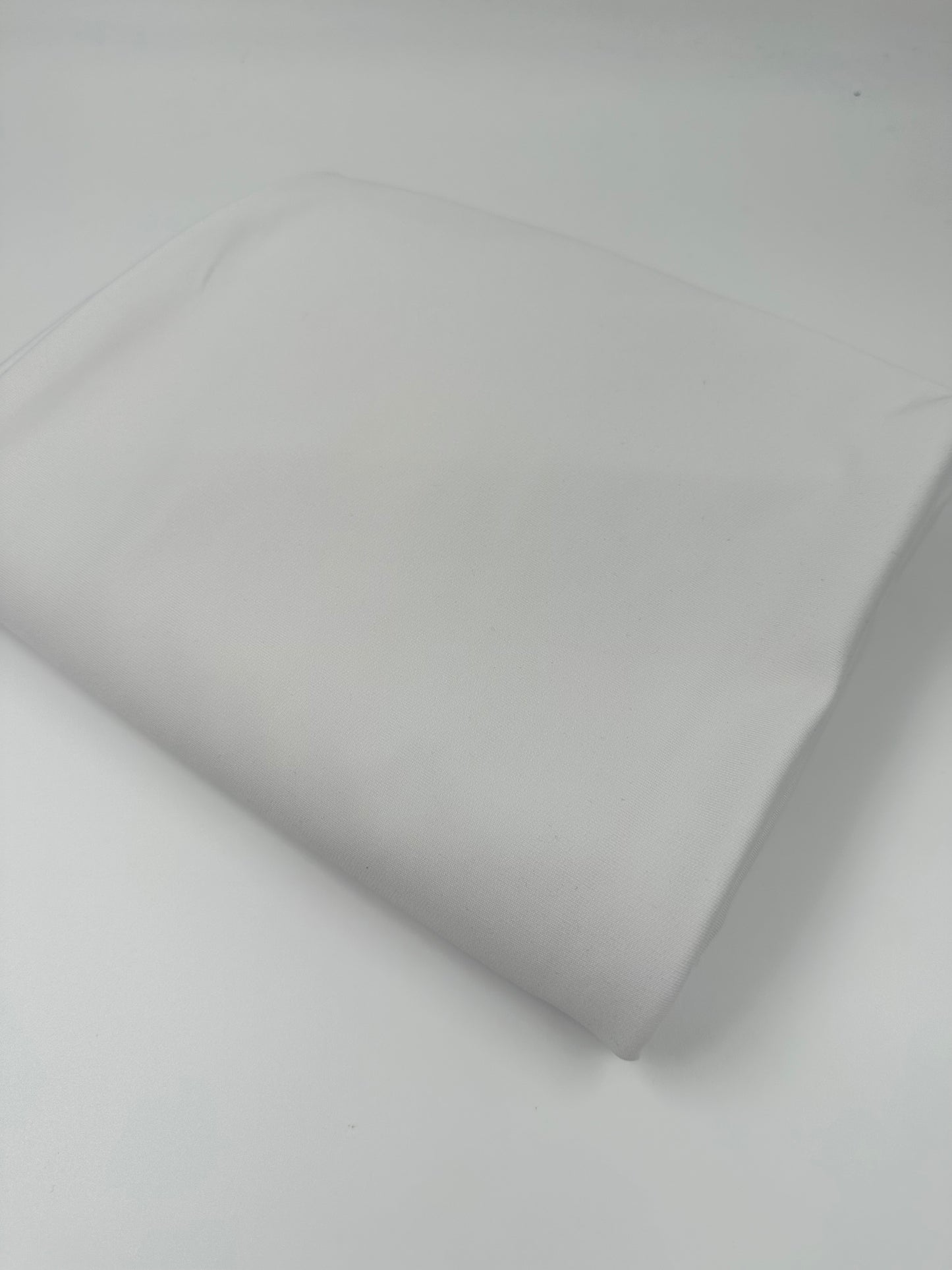 Athletic French Terry: UNPRINTED WHITE