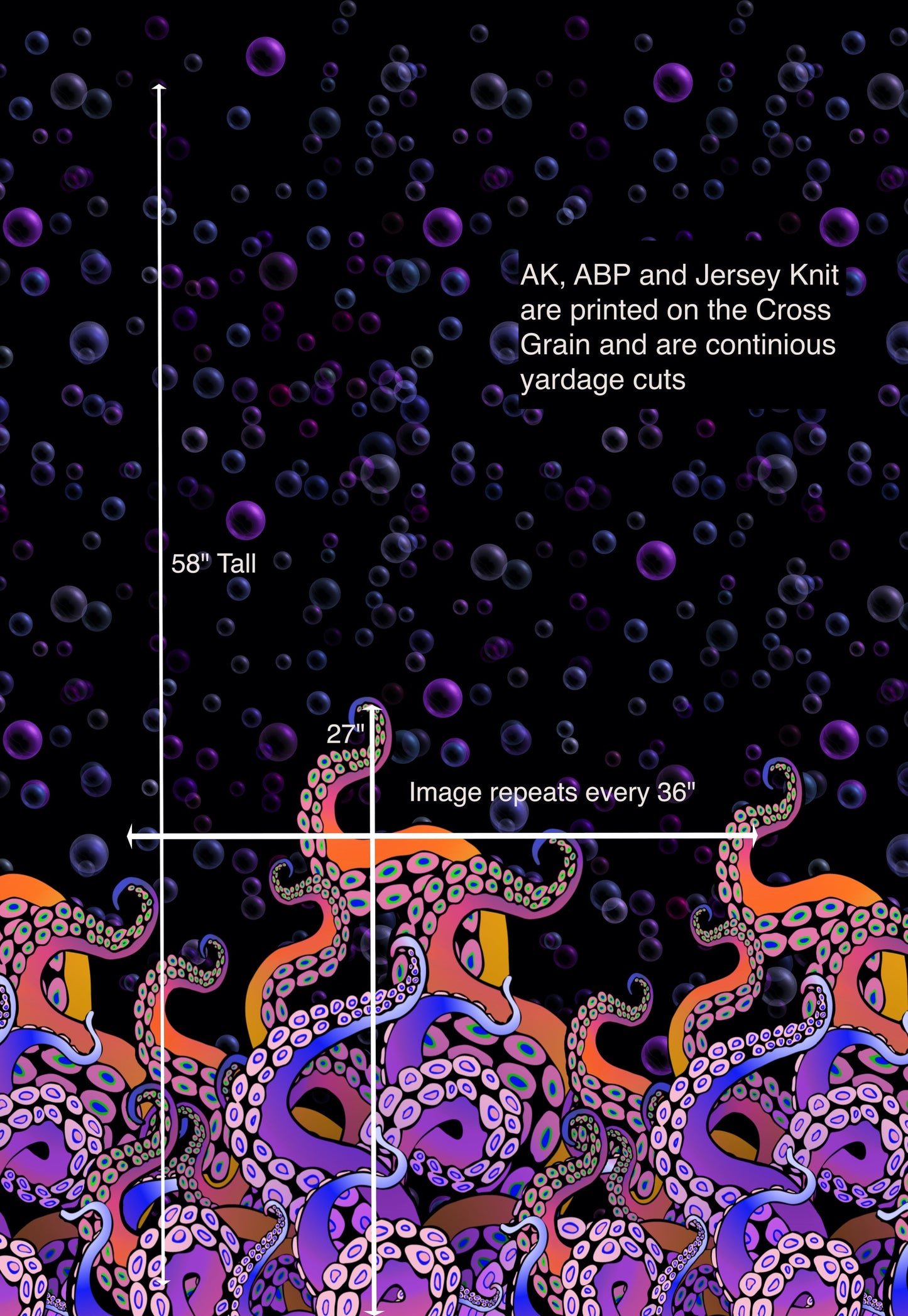ABP: Kraken Border (cross grain)