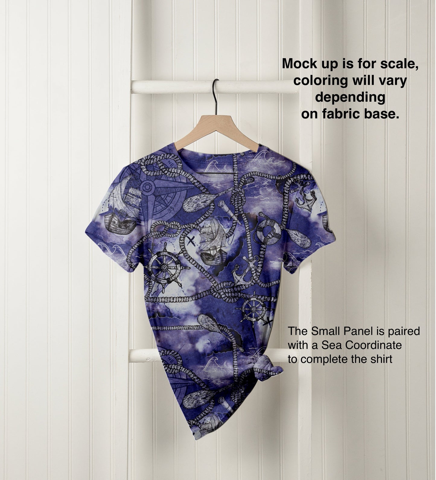 Brushed Jersey: Nautical Adventure