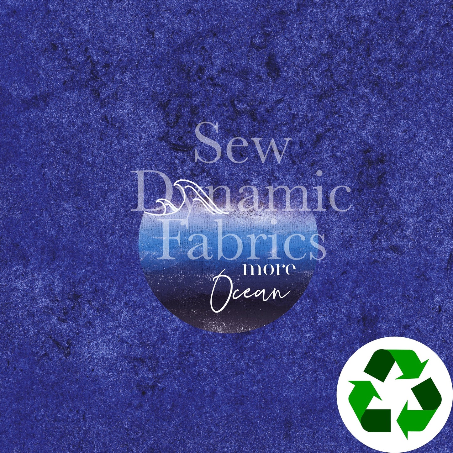 Athletic French Terry: Ocean Panel