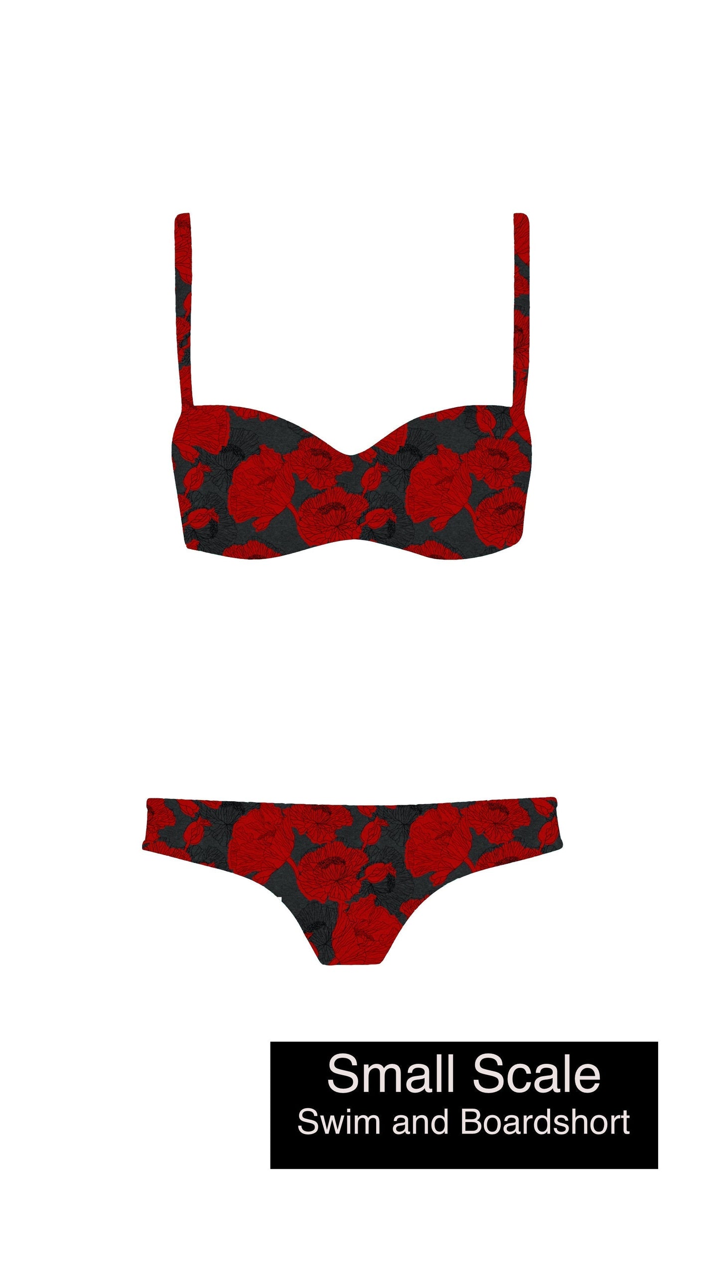 Boardshort: Poppies