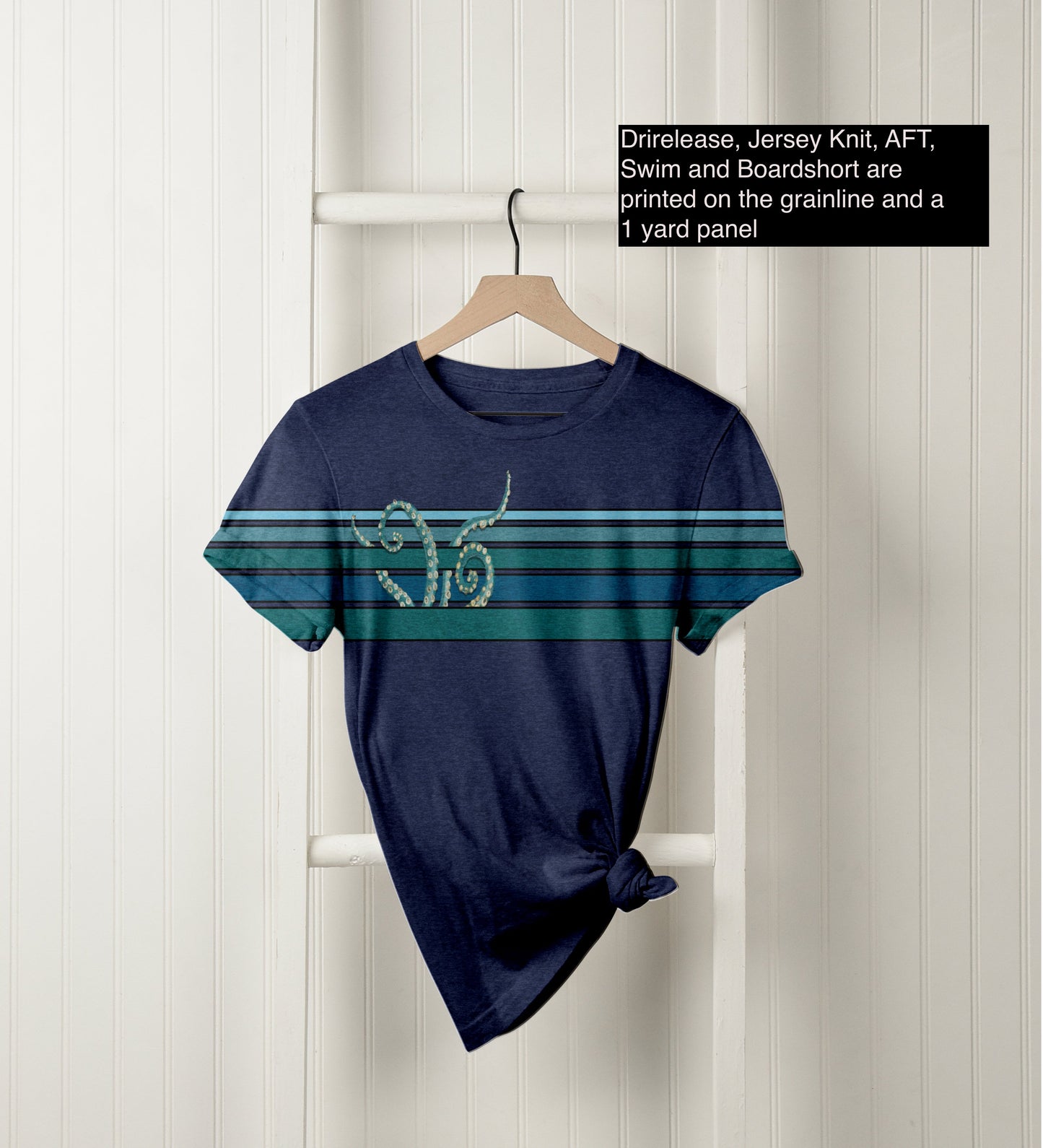 Swim Poly: Tentacle Stripes