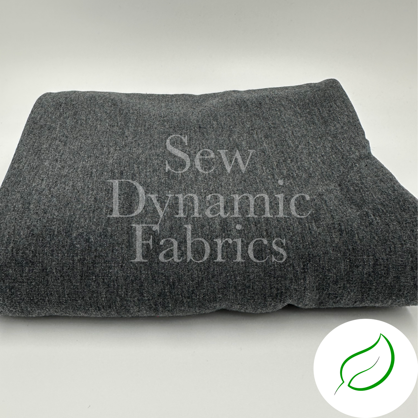 Stretch Fleece: Tencel/Organic Cotton/Spandex - Charcoal Mix