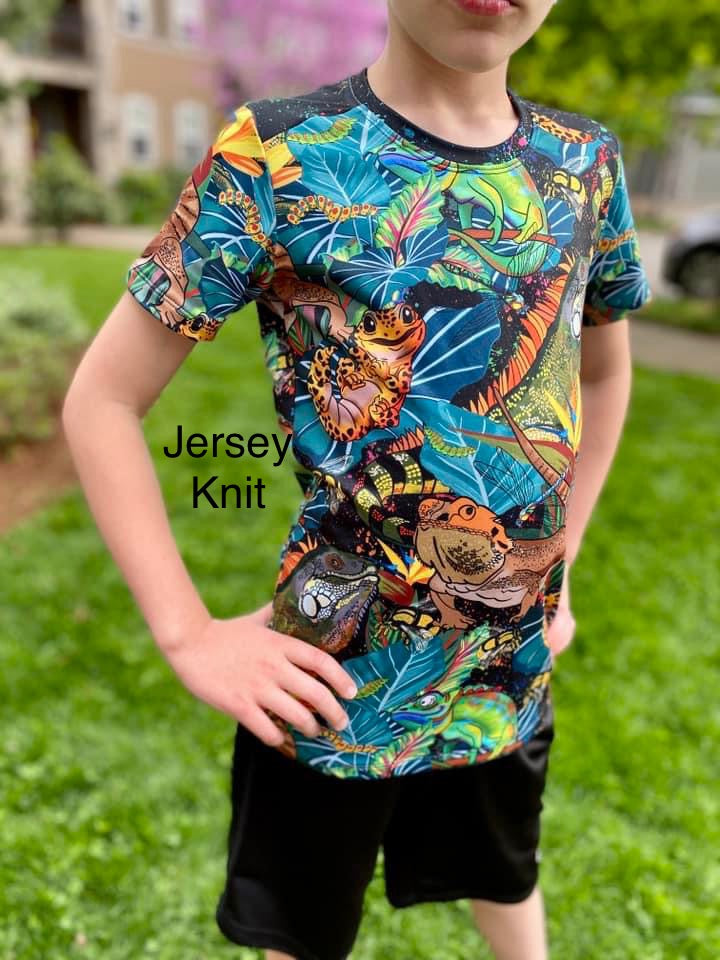 Jersey Knit: Reptiles