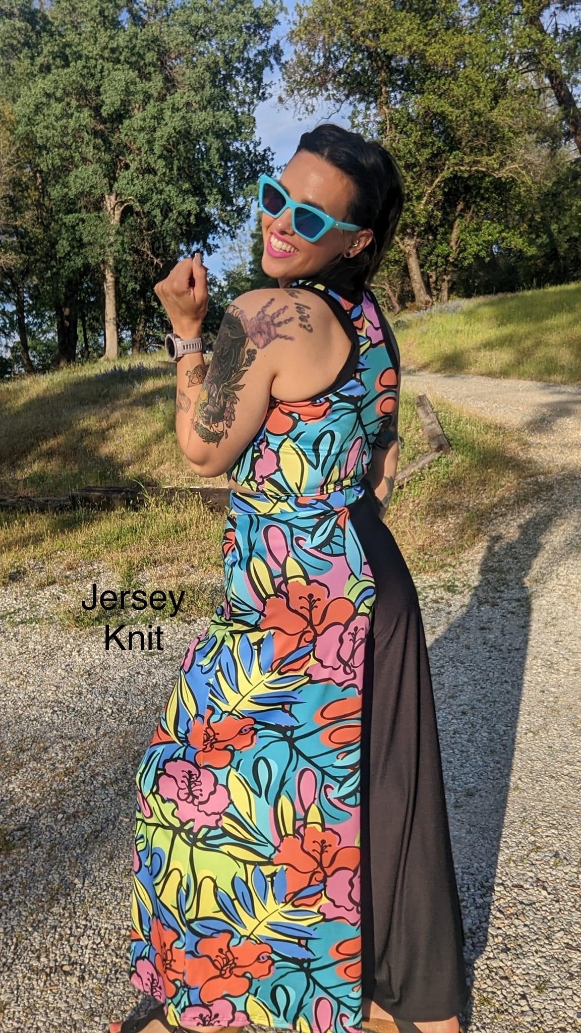 Jersey Knit: Hibiscus