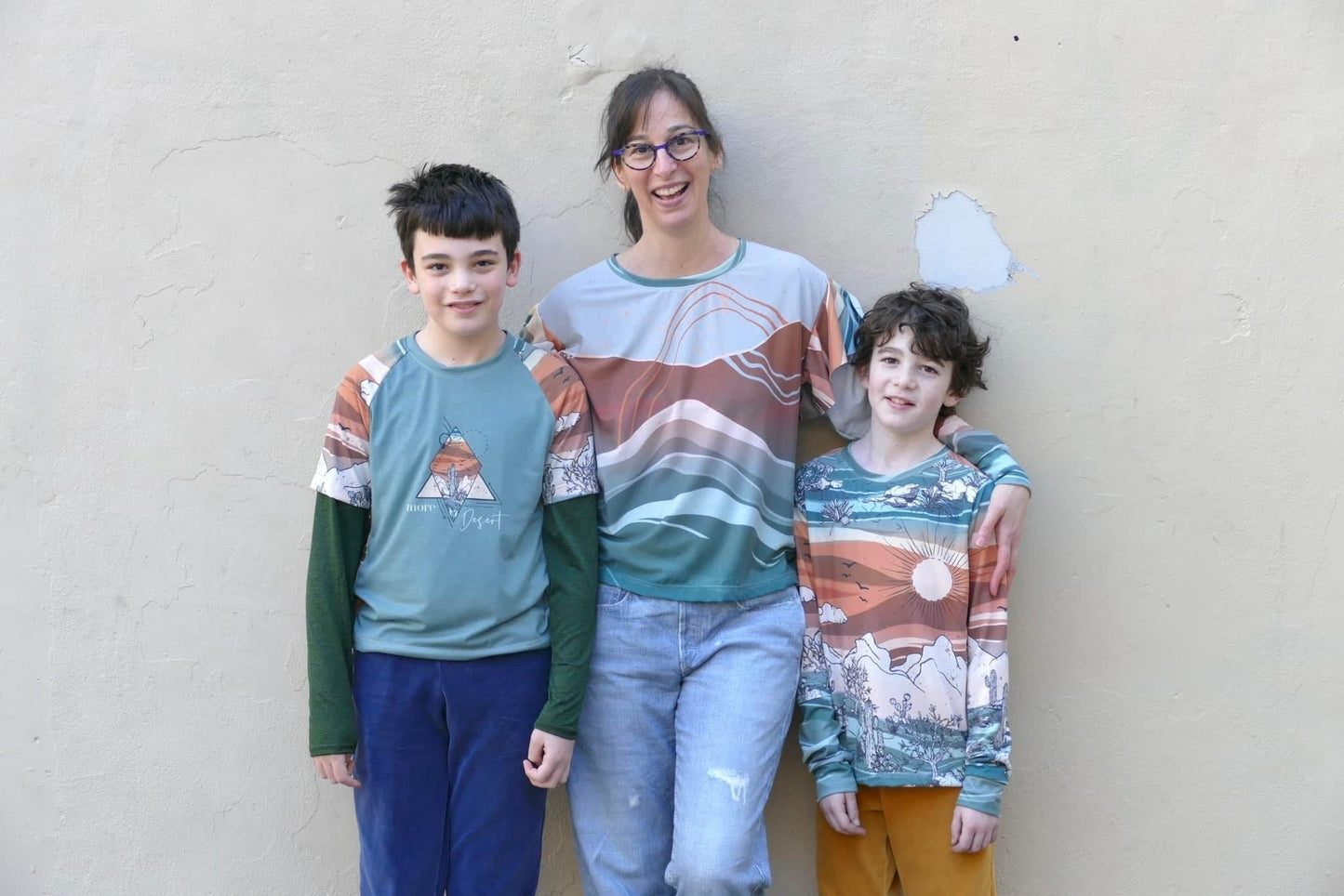 Brushed Jersey: Desert Landscape