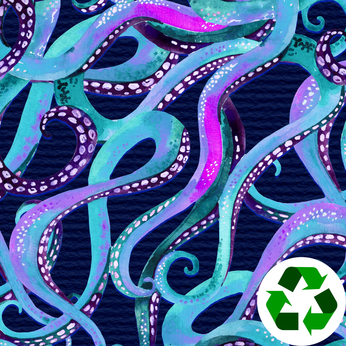 Tech Jersey: Watercolor Tentacles