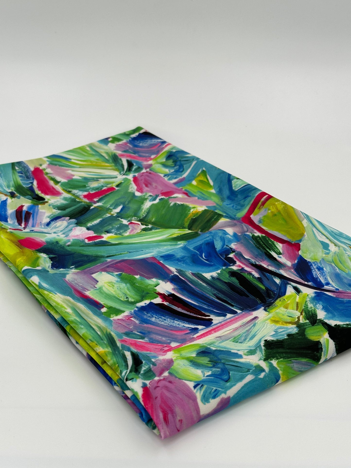 Jersey Knit: Tropical Brushstrokes