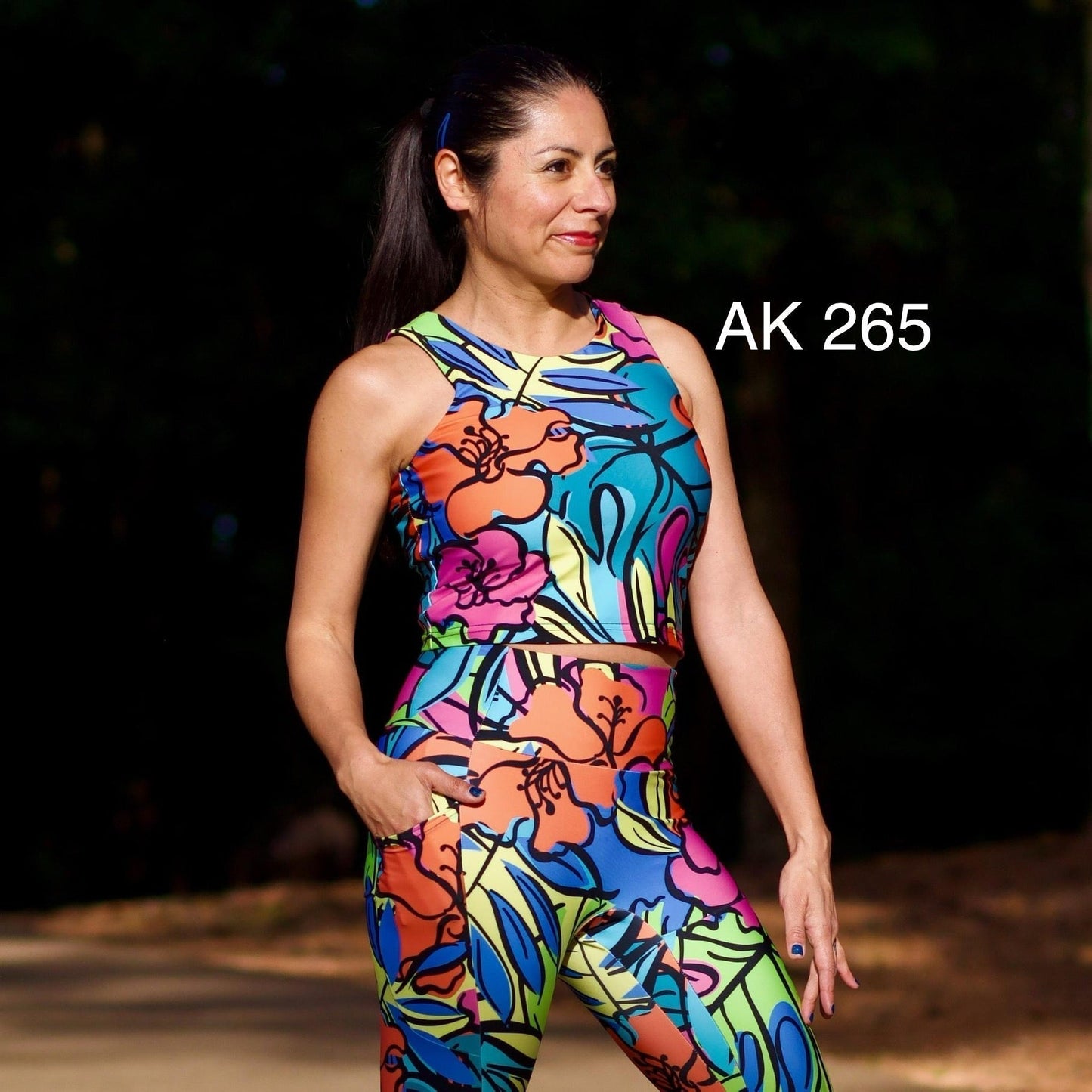 Swim Nylon: Hibiscus
