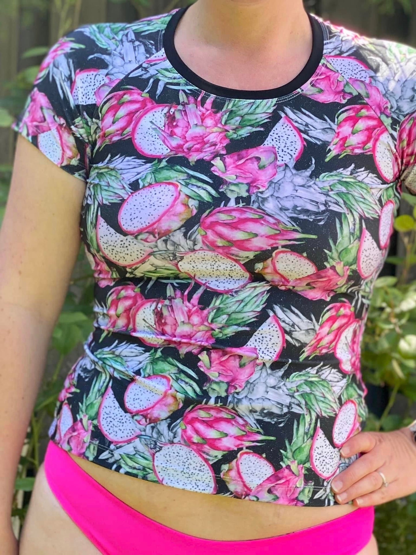 Athletic French Terry: Dragon Fruit