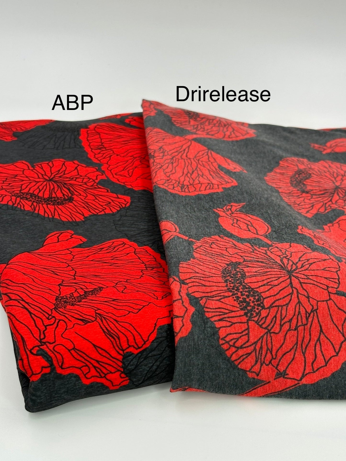 Athletic French Terry: Poppies