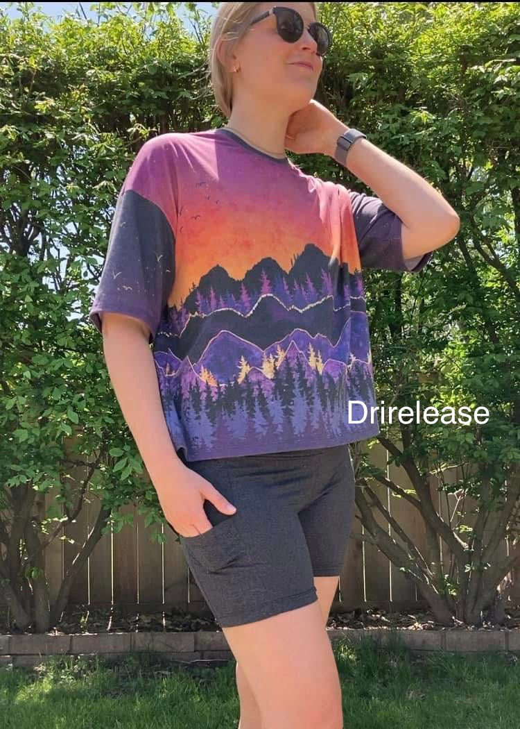 Tech Jersey: Sunset Border Panel