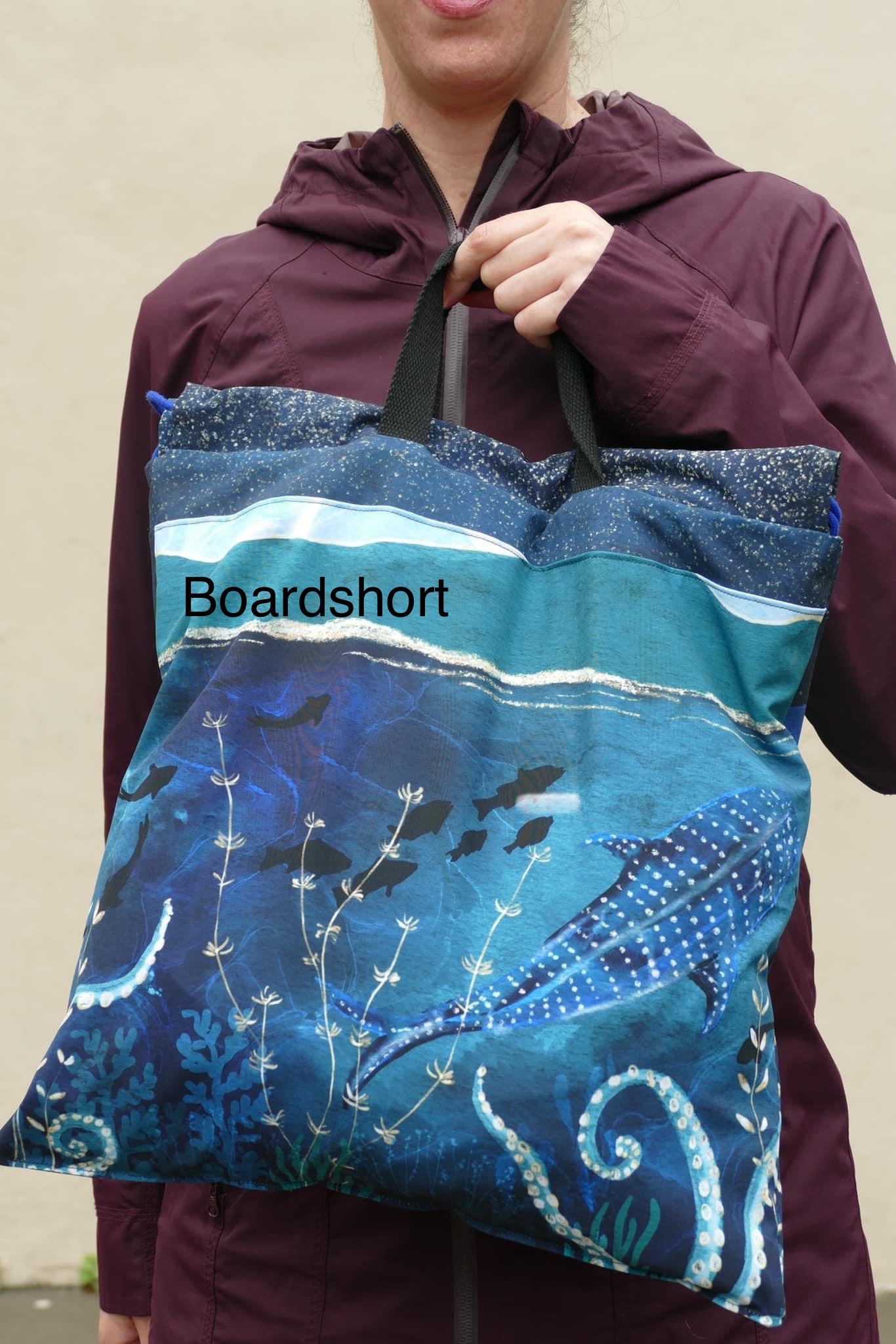 Tech Jersey: Ocean Border Panel