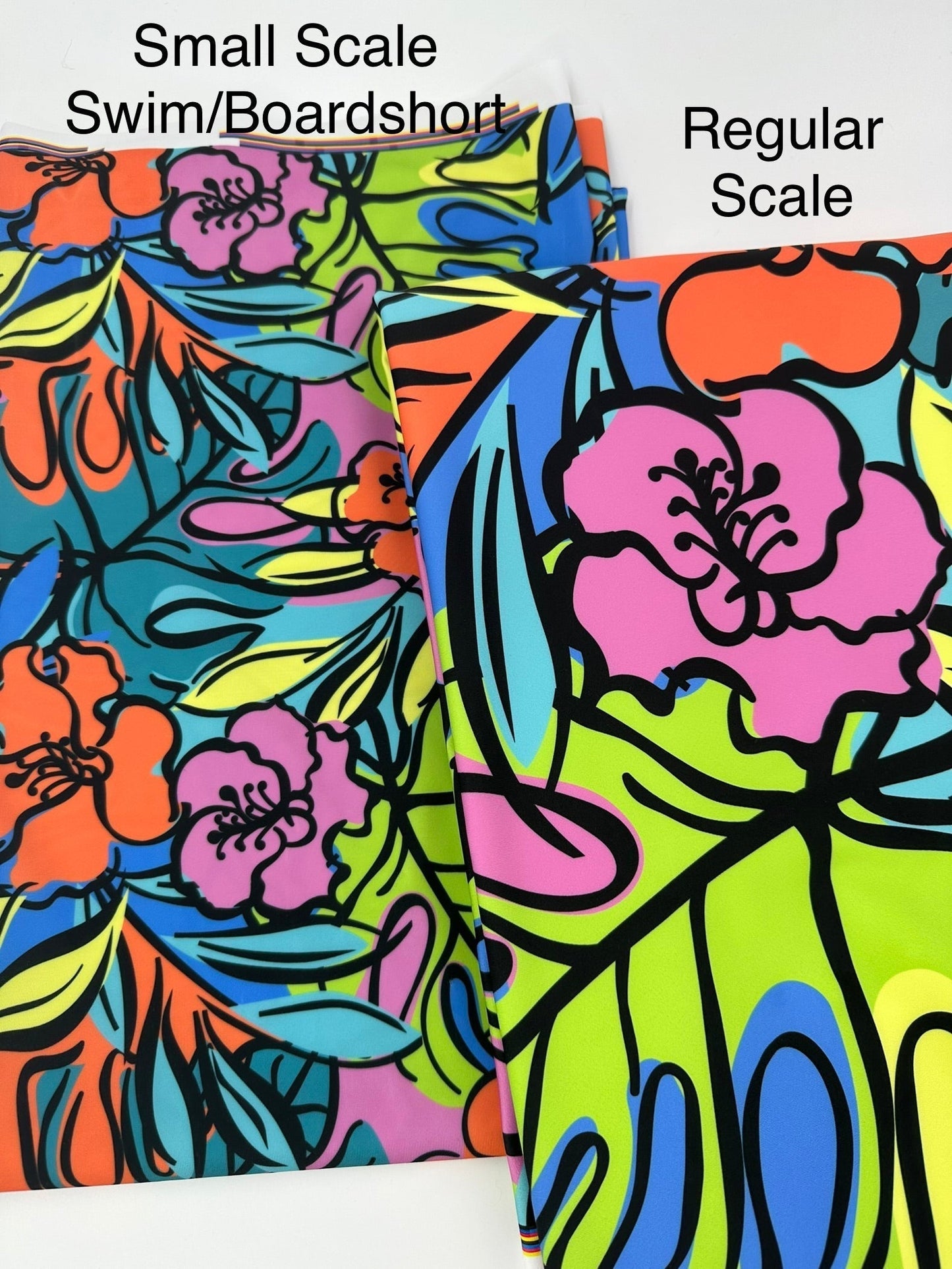 Swim Nylon: Hibiscus