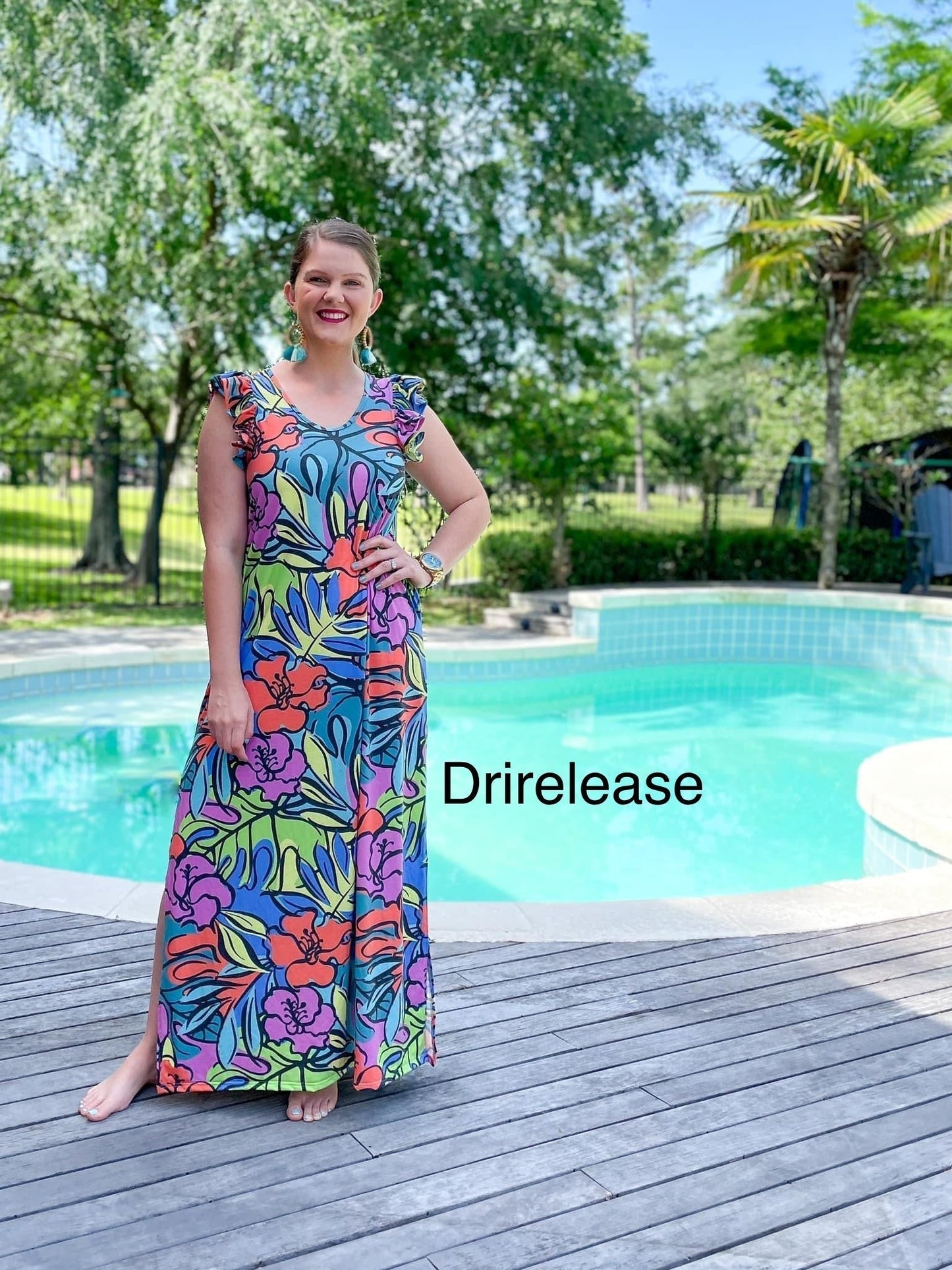 Swim Nylon: Hibiscus