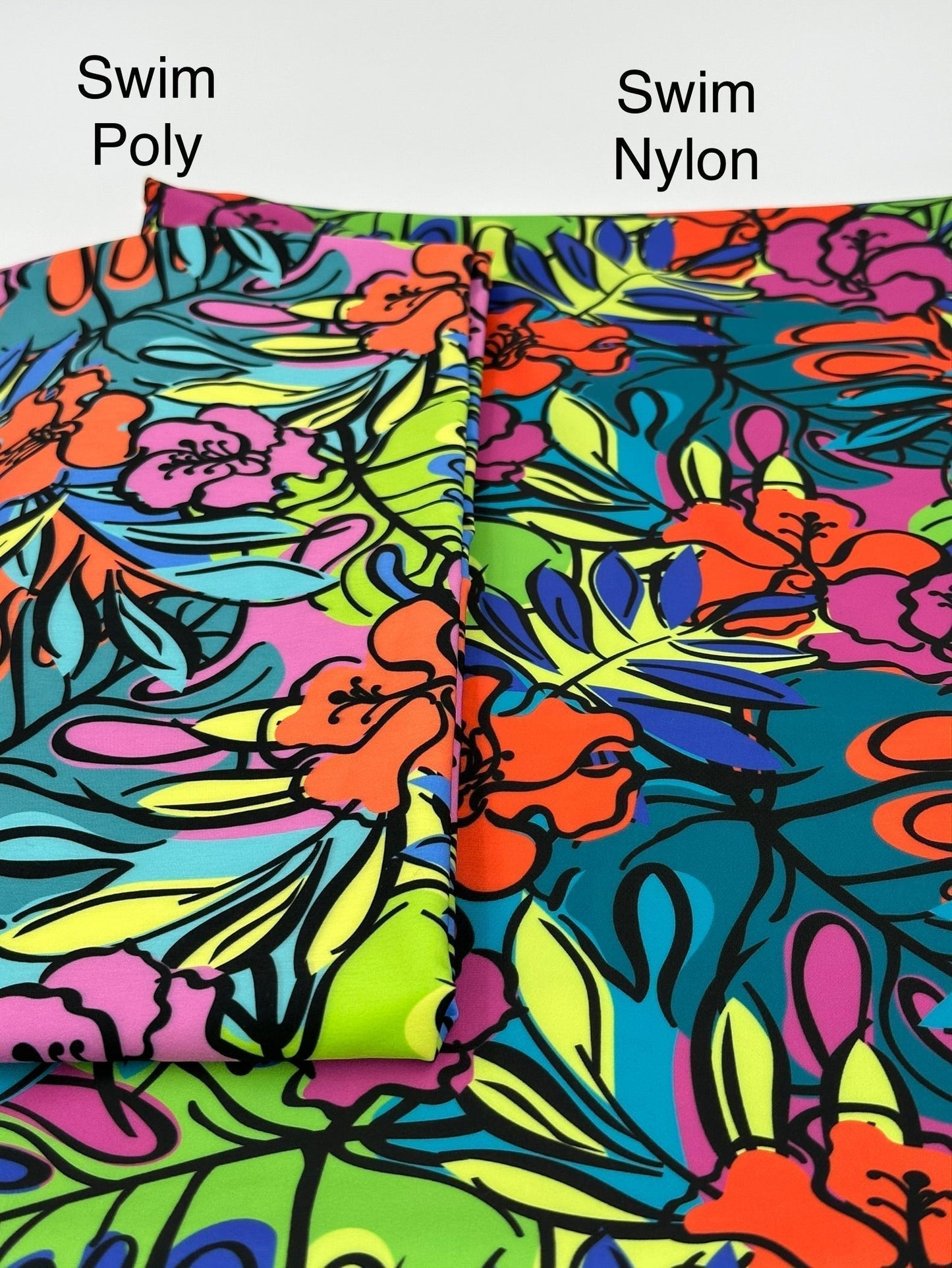 Swim Poly: Hibiscus