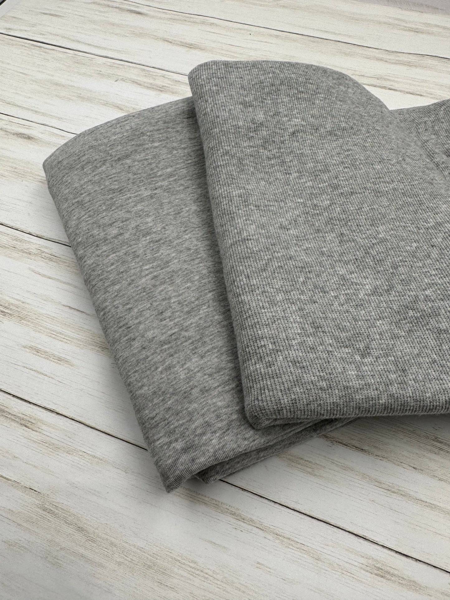 Tencel/Organic Cotton/Spandex - Light Grey Mix