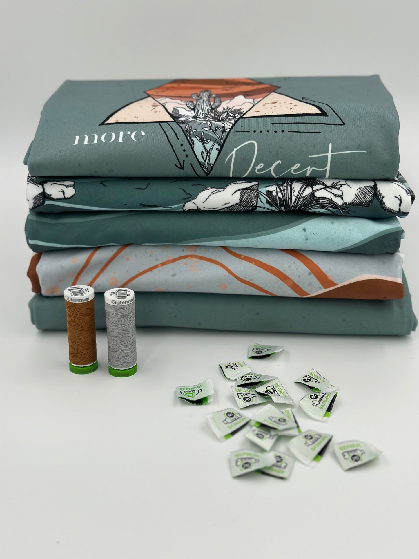 Brushed Jersey: Desert Panel