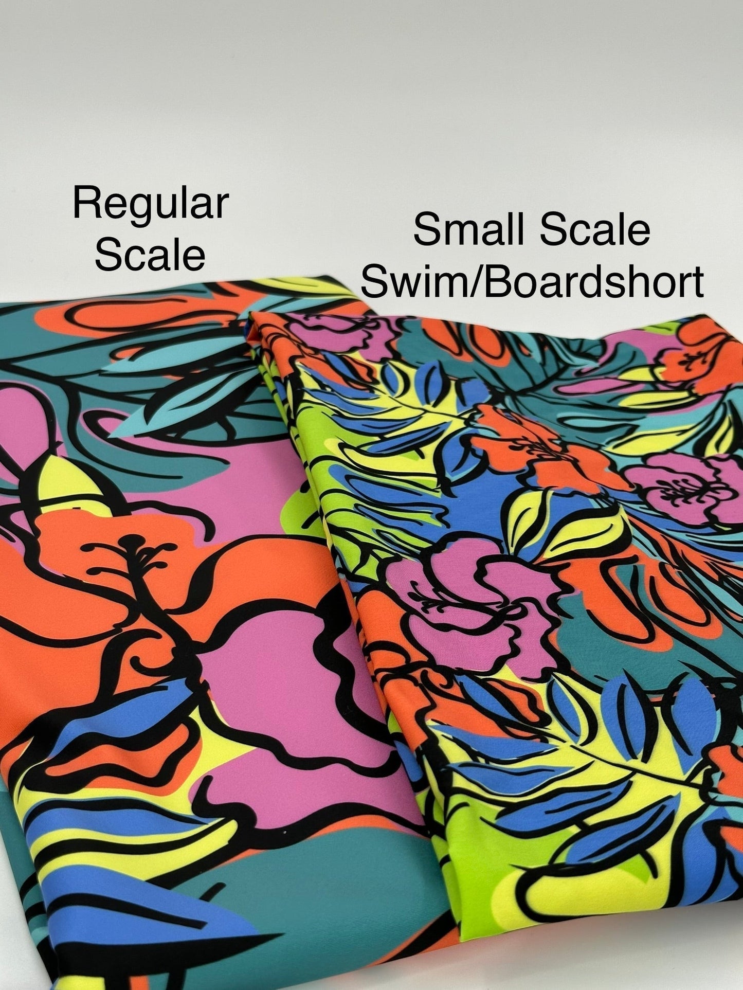 Swim Nylon: Hibiscus