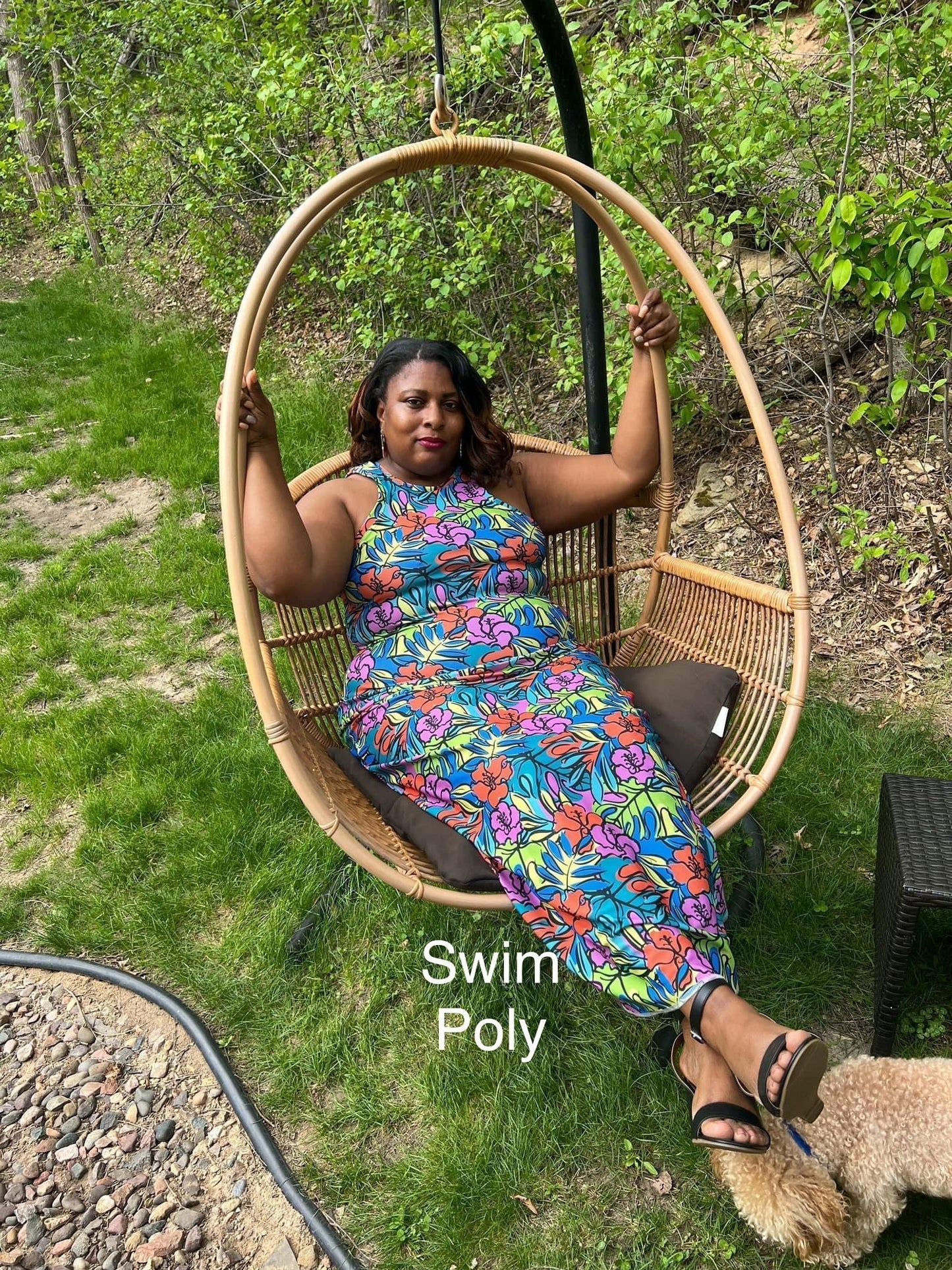 Swim Poly: Hibiscus