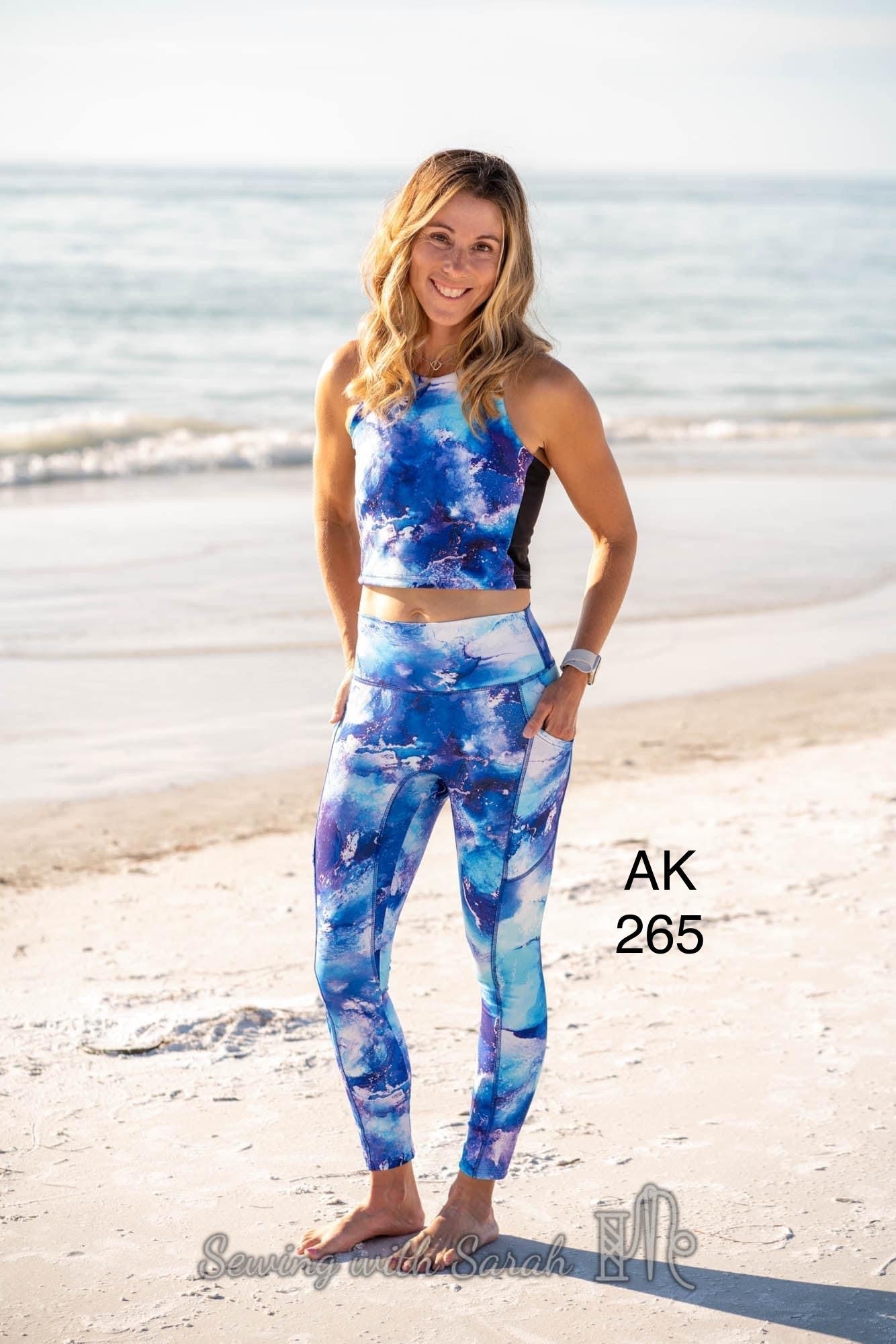 Athletic French Terry: Sea Splash