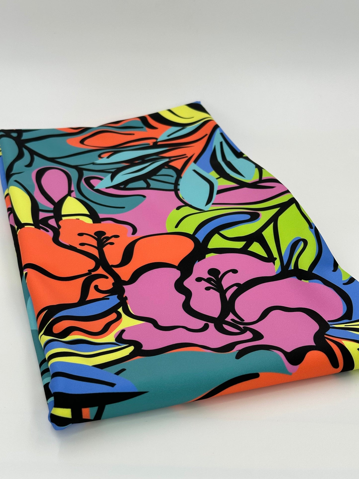 Swim Nylon: Hibiscus