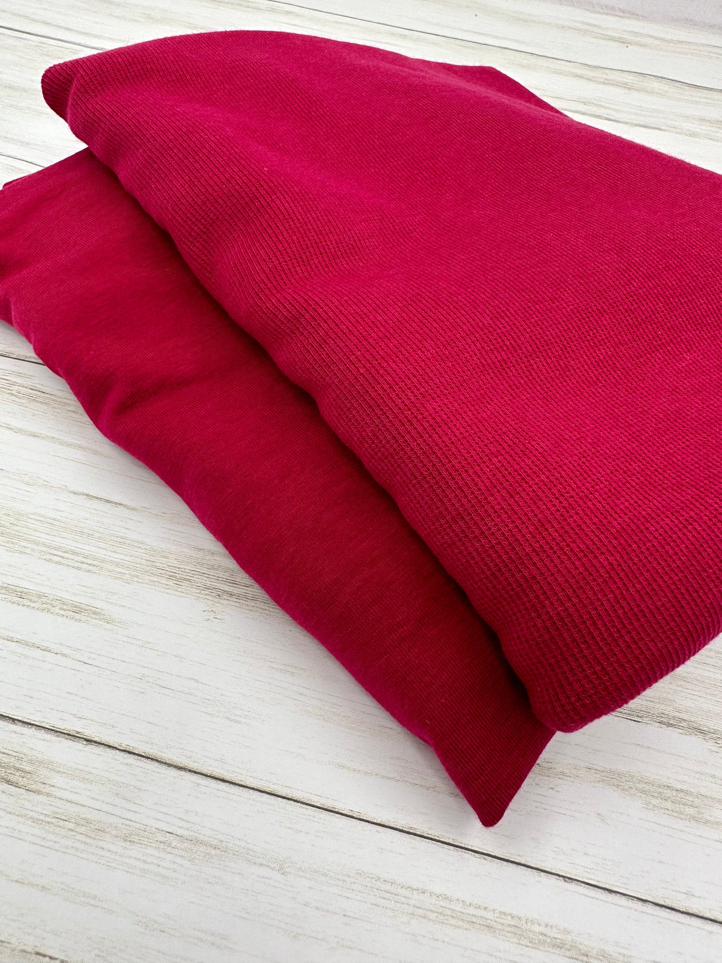 Tencel/Organic Cotton/Spandex - Raspberry