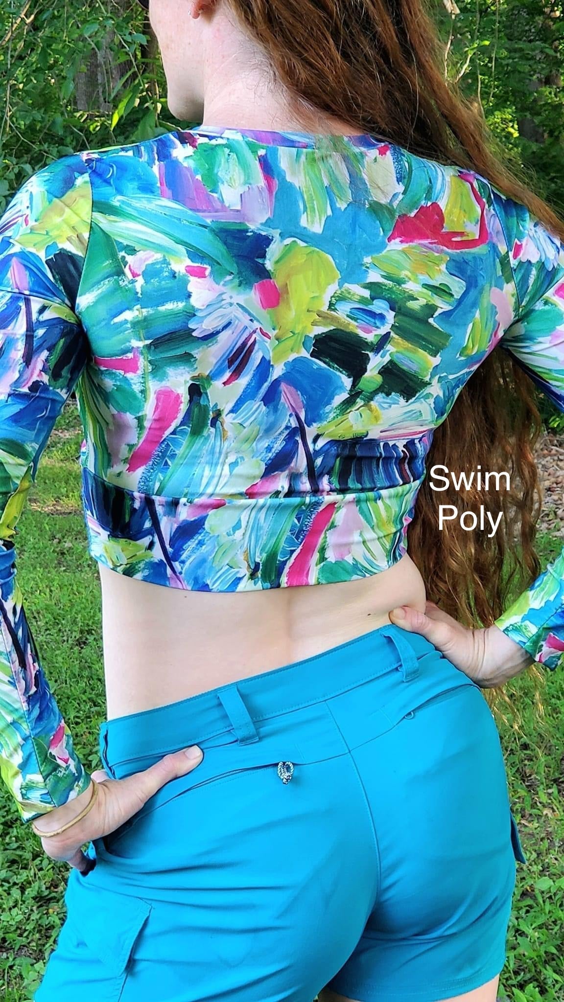 Jersey Knit: Tropical Brushstrokes