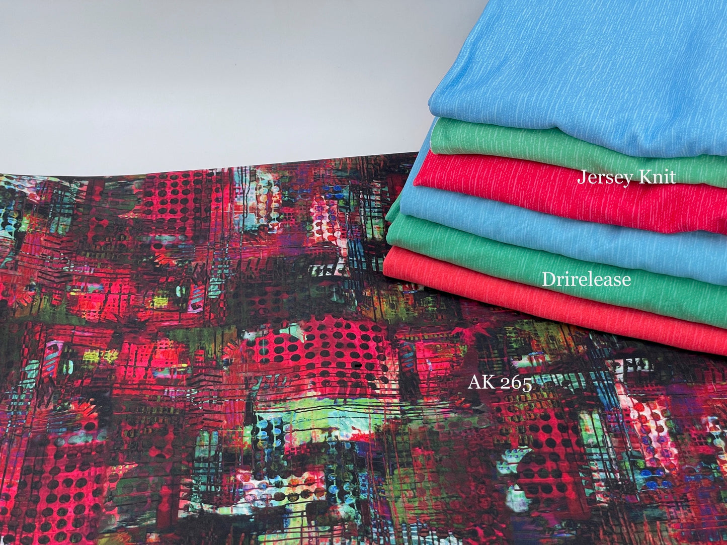 Jersey Knit: Pink Urban Jungle